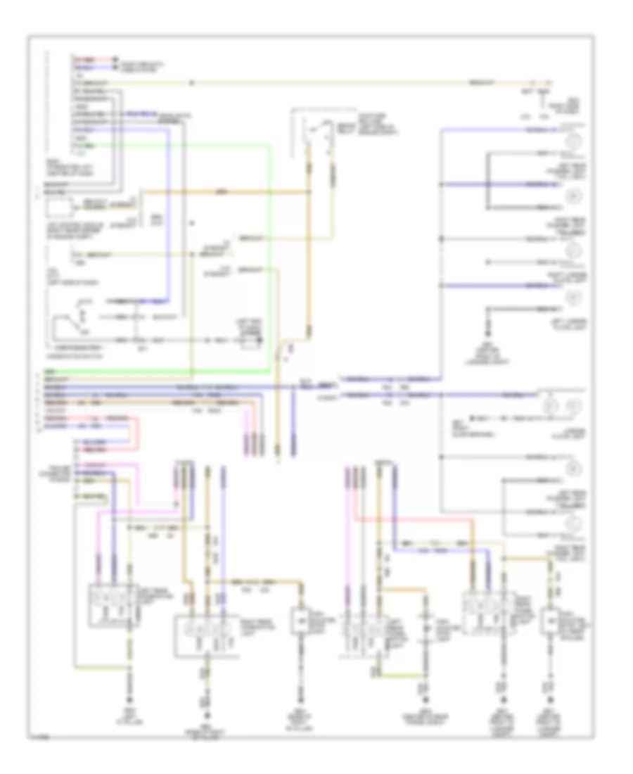 Exterior Lamps Wiring Diagram 2 of 2 for Subaru Legacy 2 5i Sport 2014