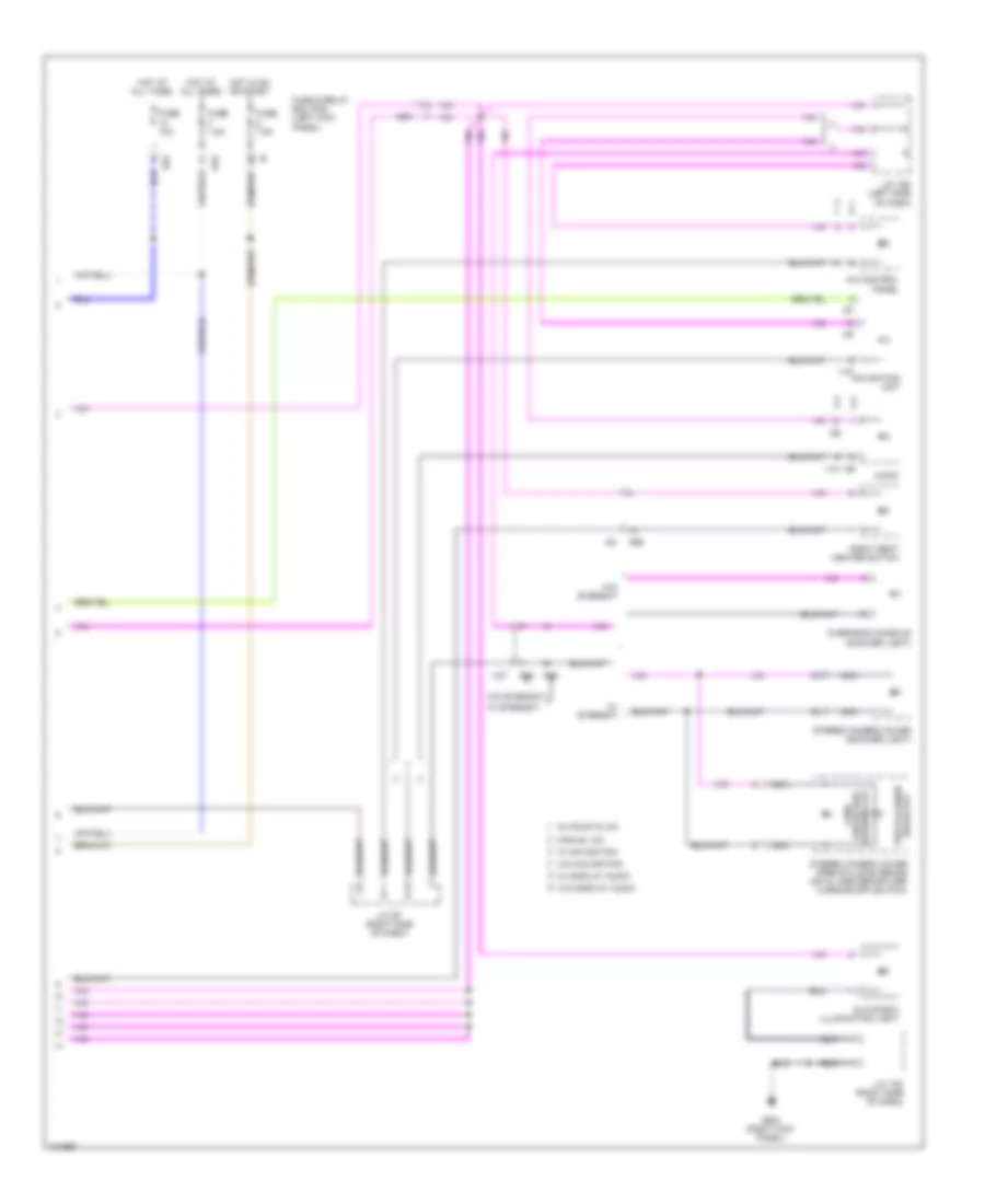 Instrument Illumination Wiring Diagram 2 of 2 for Subaru Legacy 2 5i Sport 2014