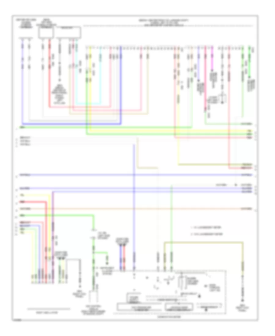 Power Door Locks Wiring Diagram with Keyless Access 2 of 4 for Subaru Legacy 2 5i Sport 2014