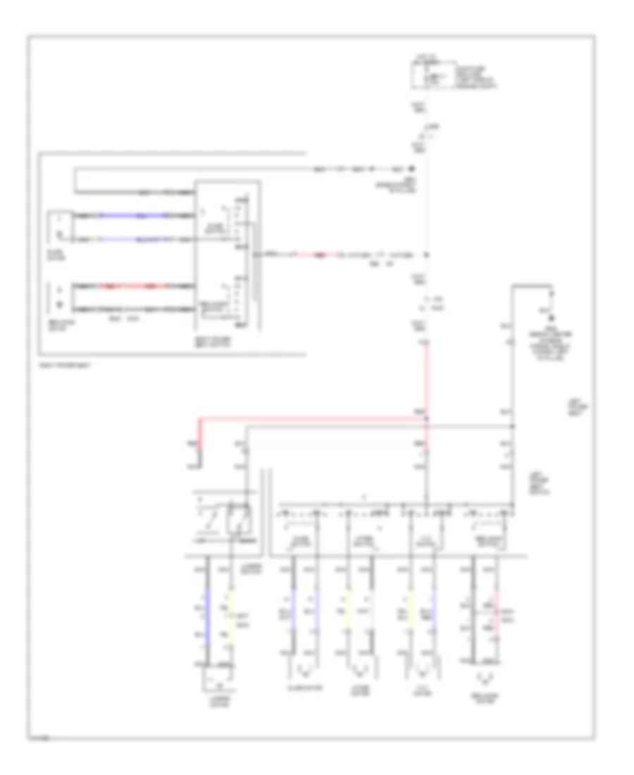 Power Seat Wiring Diagram for Subaru Legacy 2.5i Sport 2014