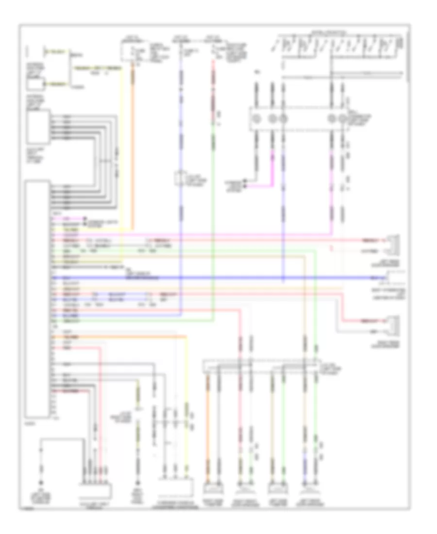 Standard Radio Wiring Diagram Except Base for Subaru Legacy 2 5i Sport 2014