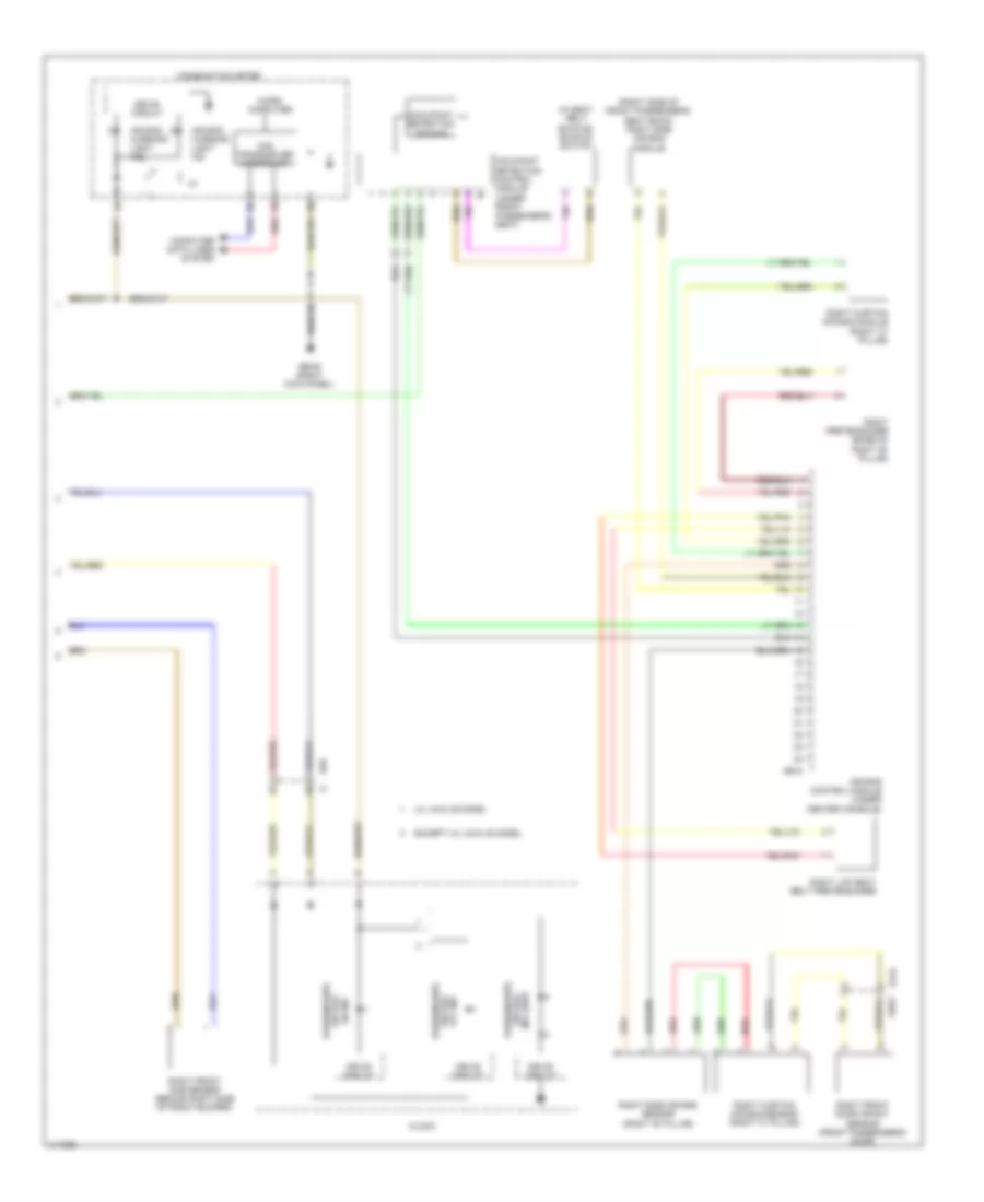 Supplemental Restraints Wiring Diagram (2 of 2) for Subaru Legacy 2.5i Sport 2014