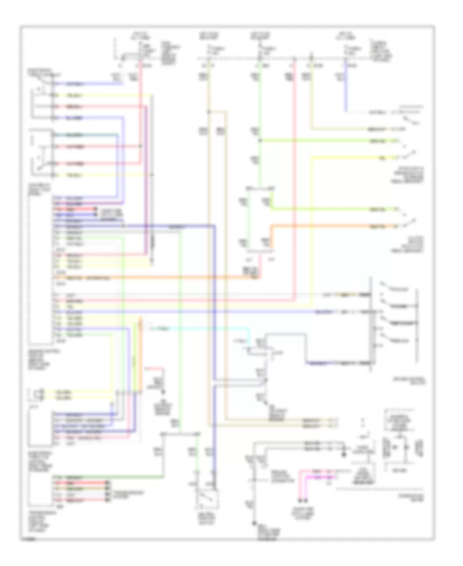 2.5L Turbo, Cruise Control Wiring Diagram for Subaru Outback Limited 2005