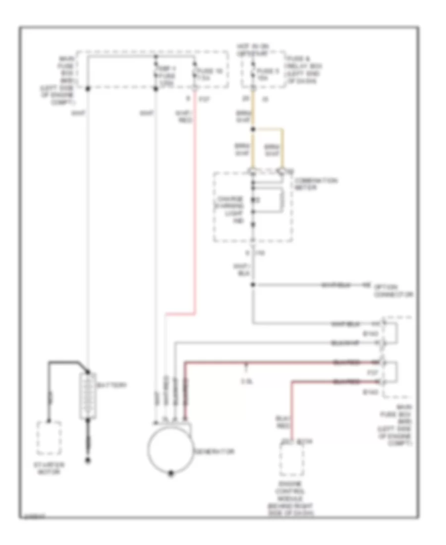 Charging Wiring Diagram for Subaru Outback Limited 2005