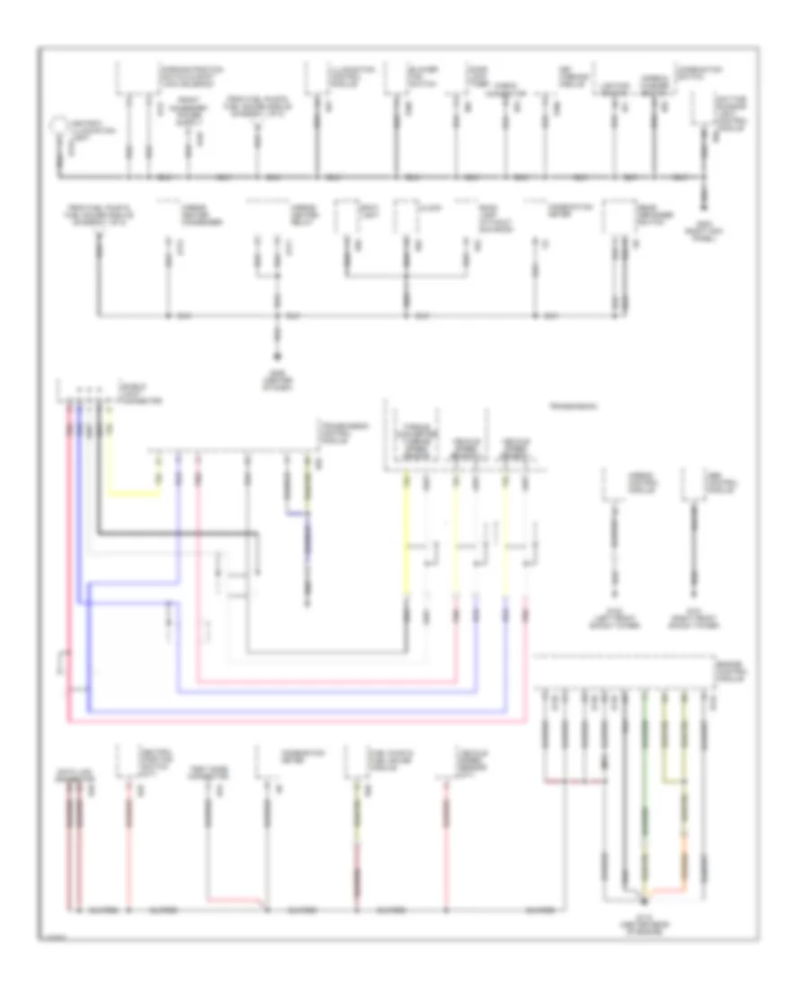 Ground Distribution Wiring Diagram 2 of 2 for Subaru Forester L 2000