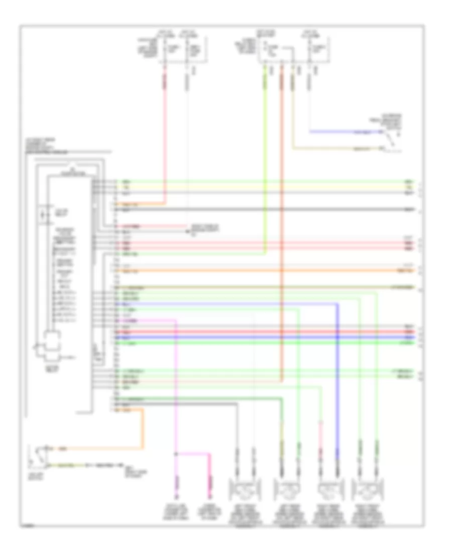 Anti lock Brakes Wiring Diagram with VDC 1 of 2 for Subaru Outback R VDC Limited 2005