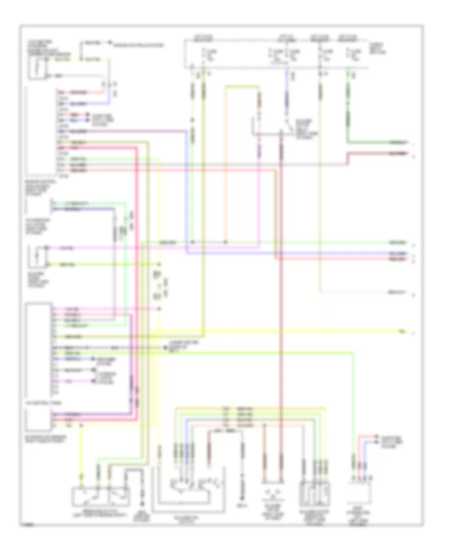Manual A C Wiring Diagram 1 of 2 for Subaru Impreza 2012