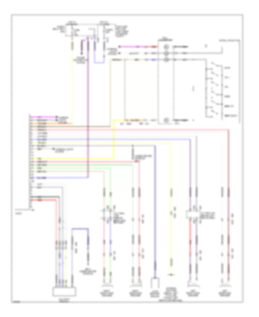 Radio Wiring Diagram, Base for Subaru Impreza 2012