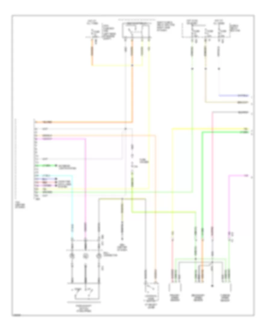 Transmission Wiring Diagram 1 of 2 for Subaru Impreza 2012