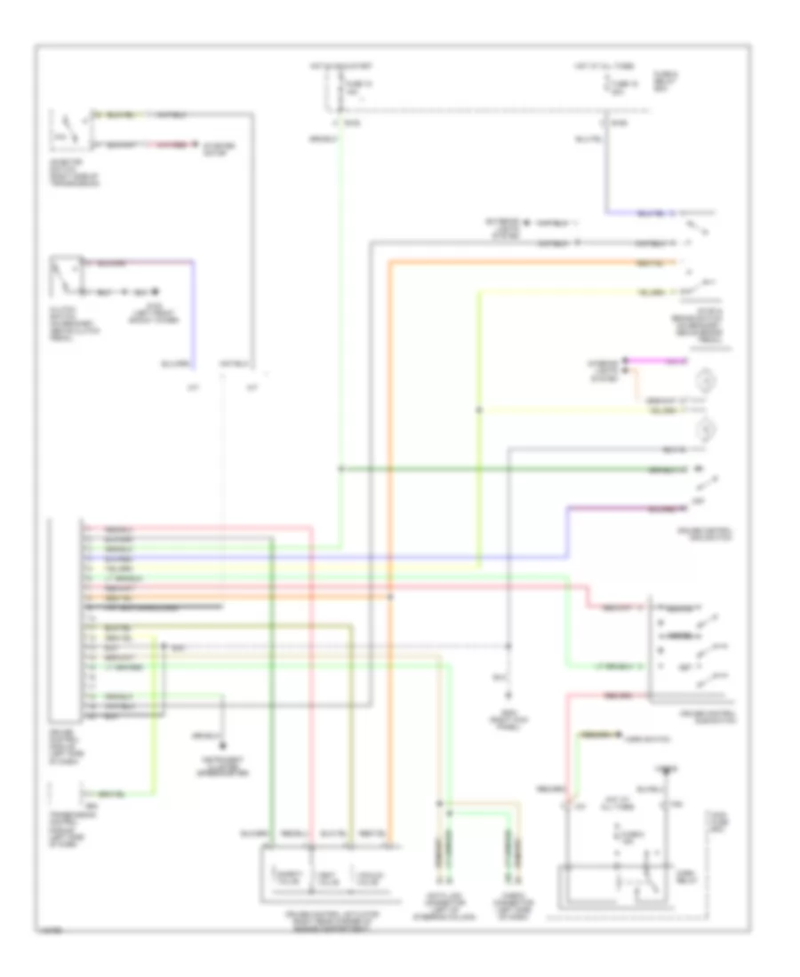Cruise Control Wiring Diagram for Subaru Forester S 2000