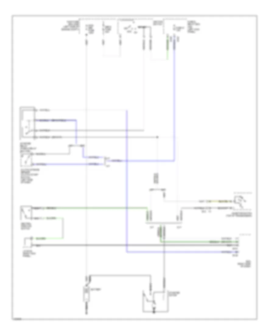 2 5L Starting Wiring Diagram without Push button start for Subaru Outback 2 5i Premium 2014