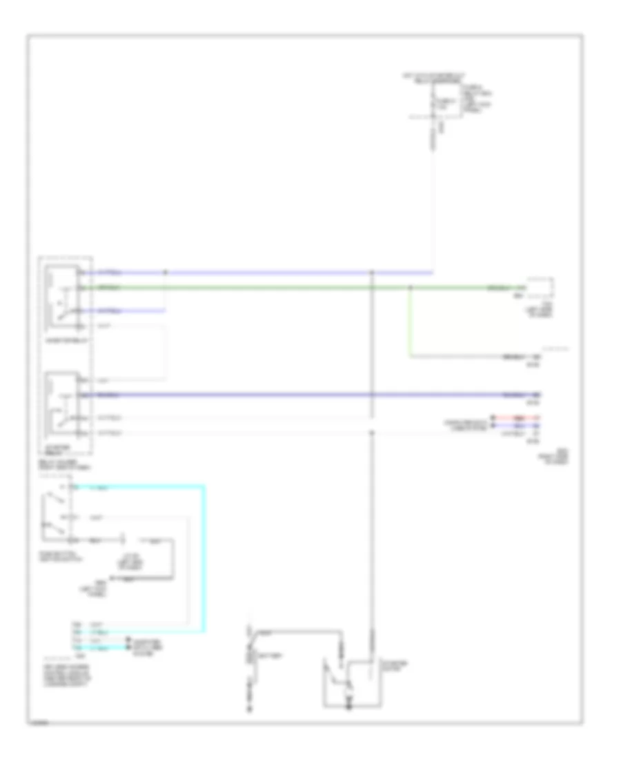 3.6L, Starting Wiring Diagram, with Push button start for Subaru Outback 2.5i Premium 2014