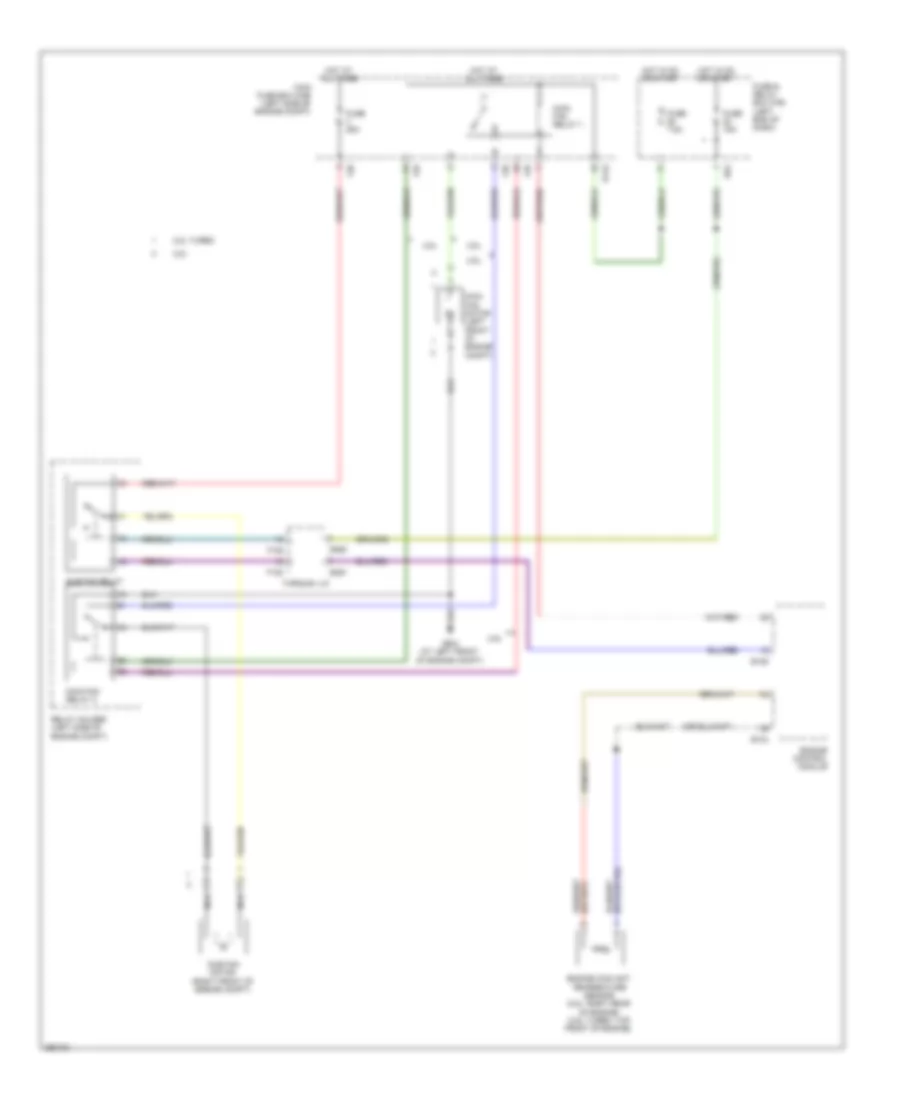2.5L Turbo, Cooling Fan Wiring Diagram for Subaru Outback 2008
