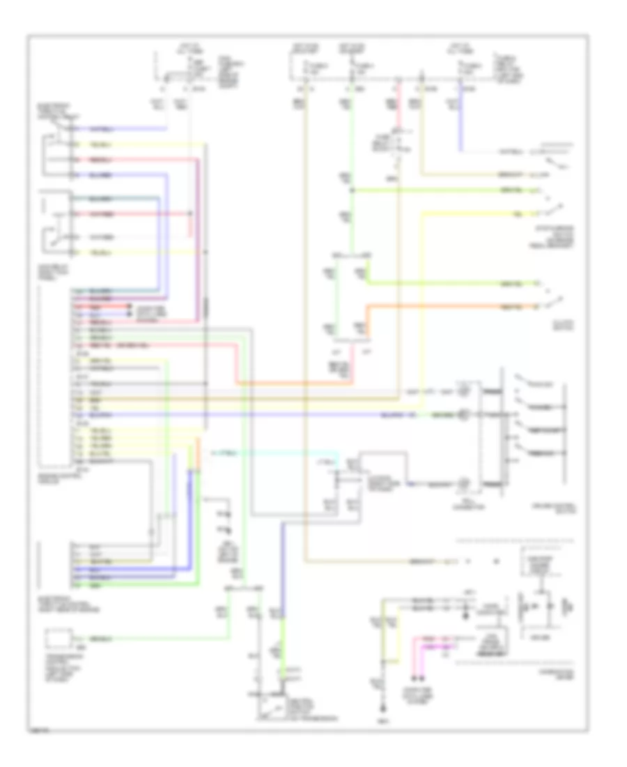 2.5L Turbo, Cruise Control Wiring Diagram for Subaru Outback 2008