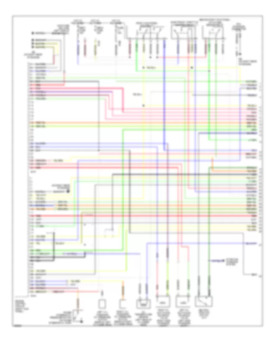 2 5L Engine Performance Wiring Diagram 1 of 4 for Subaru Outback 2008