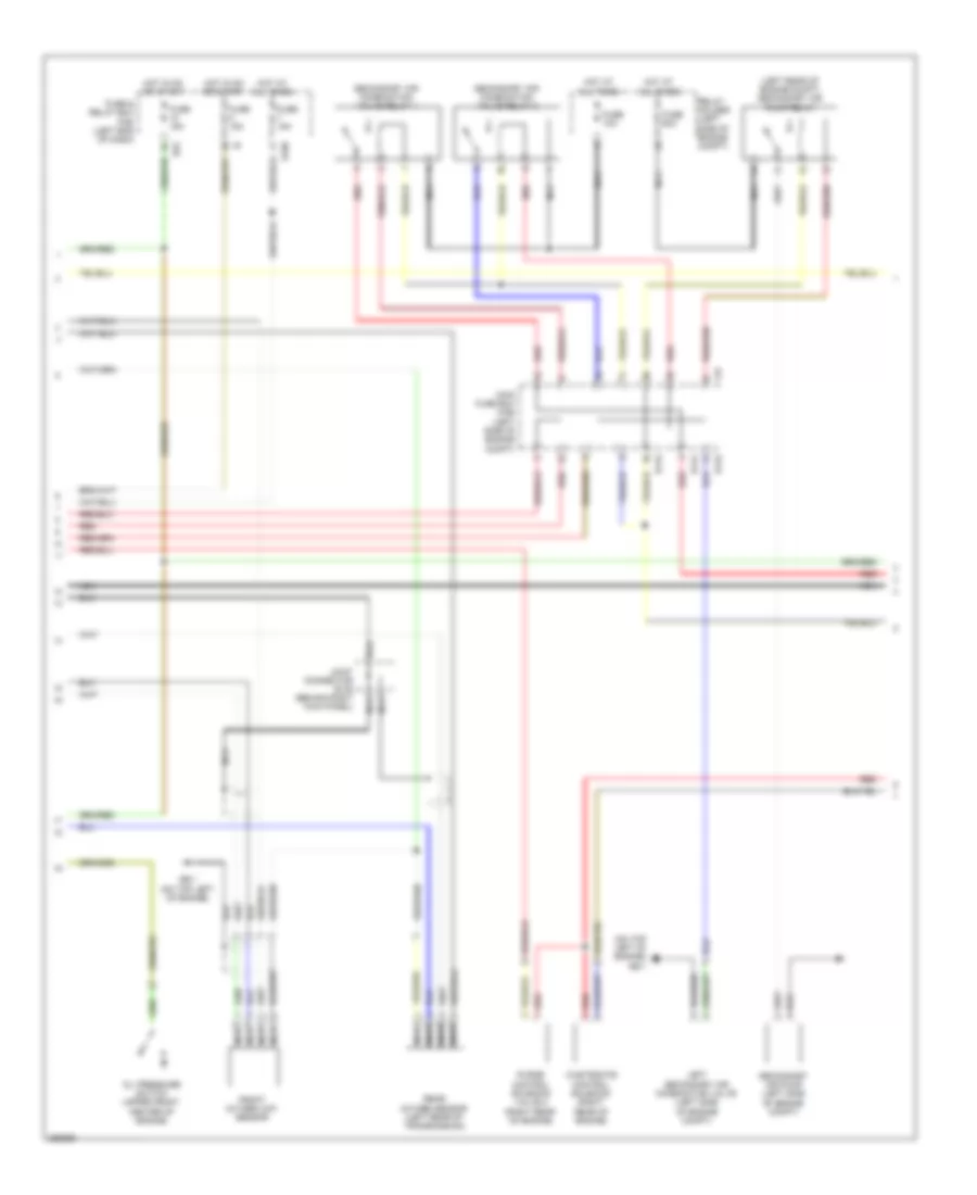 2.5L Turbo, Engine Performance Wiring Diagram (3 of 5) for Subaru Outback 2008