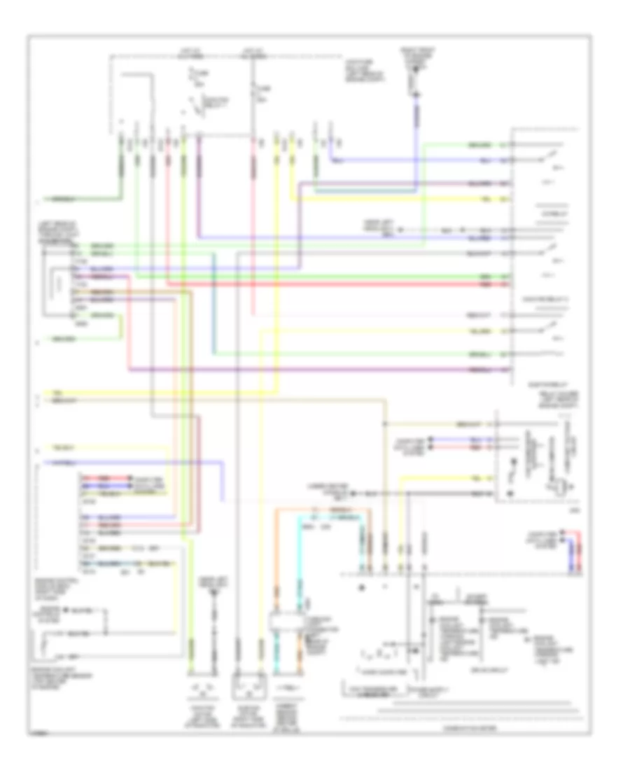 Automatic A C Wiring Diagram 2 of 2 for Subaru Impreza Limited 2012