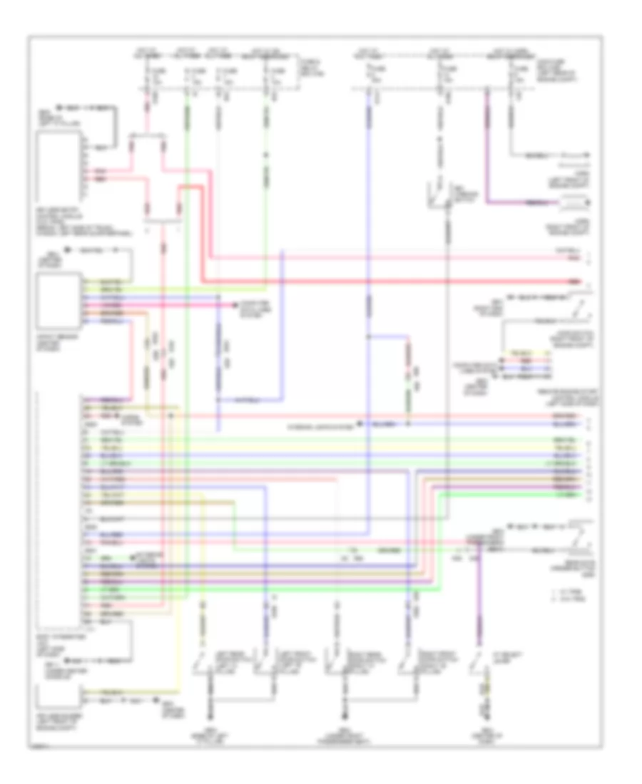 Forced Entry Wiring Diagram 1 of 2 for Subaru Impreza Limited 2012