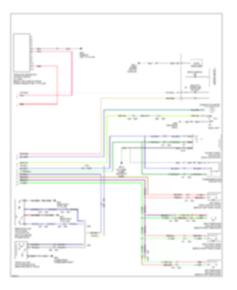 Forced Entry Wiring Diagram (2 of 2) for Subaru Impreza Limited 2012