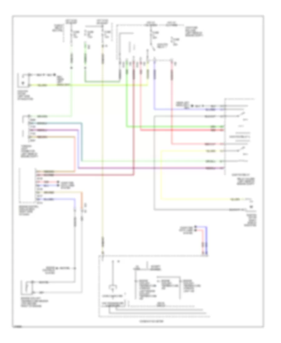 Cooling Fan Wiring Diagram for Subaru Impreza Limited 2012