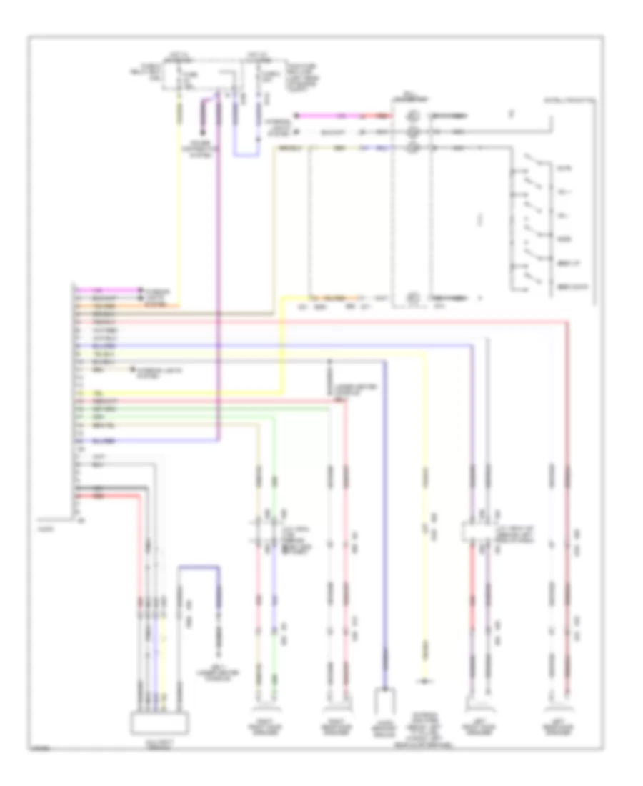 Radio Wiring Diagram Base for Subaru Impreza Limited 2012