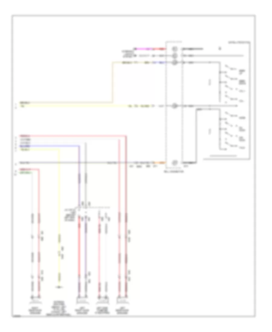 Radio Wiring Diagram, Except Base (2 of 2) for Subaru Impreza Limited 2012