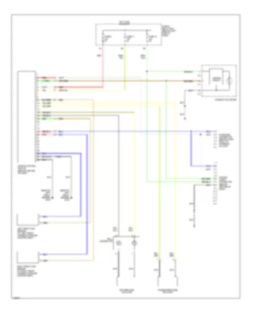Supplemental Restraint Wiring Diagram for Subaru Impreza L 2000
