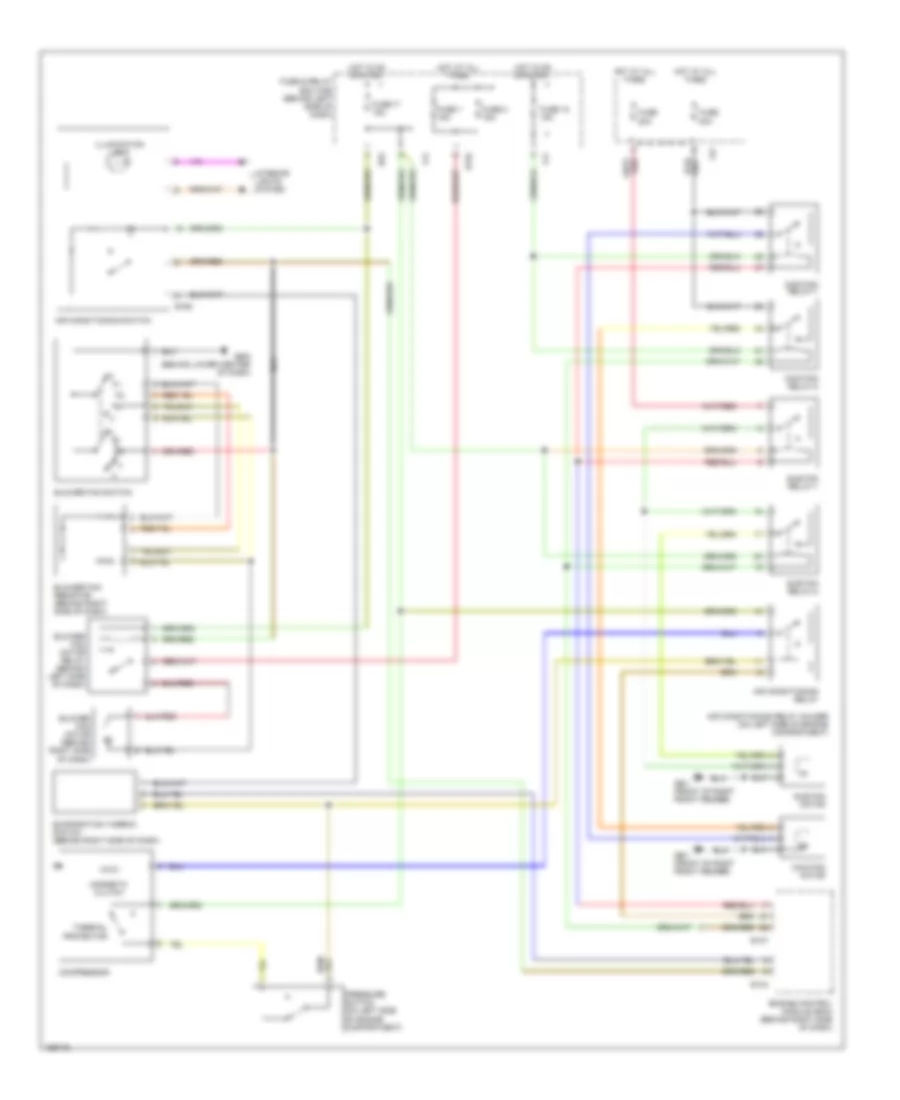 2.0L, Manual AC Wiring Diagram for Subaru Impreza WRX 2002