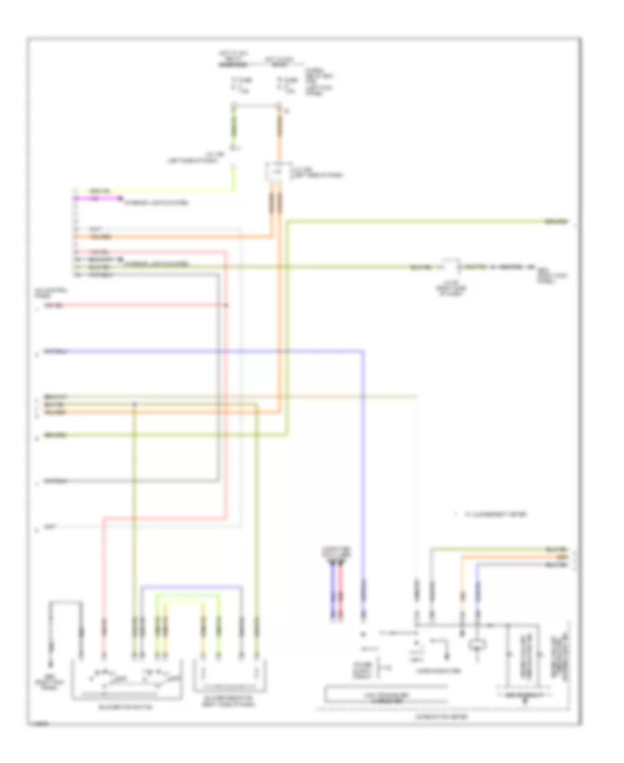 2.5L, Manual AC Wiring Diagram (2 of 3) for Subaru Outback 3.6R Limited 2014