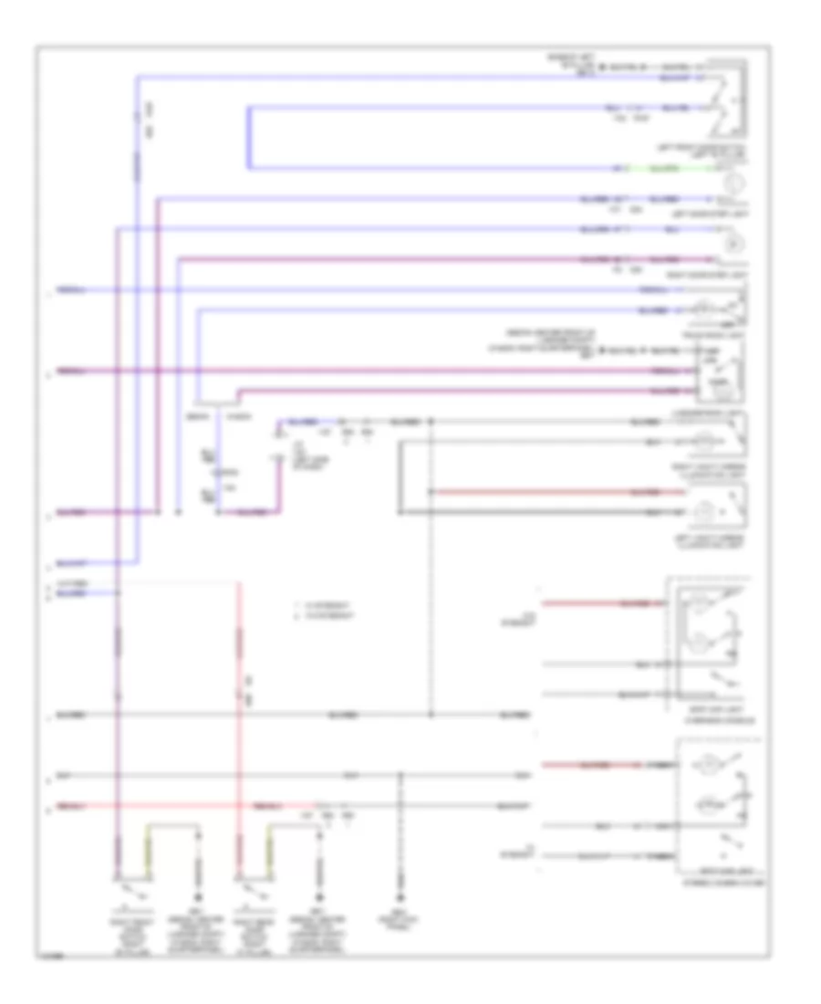 Courtesy Lamps Wiring Diagram (2 of 2) for Subaru Outback 3.6R Limited 2014