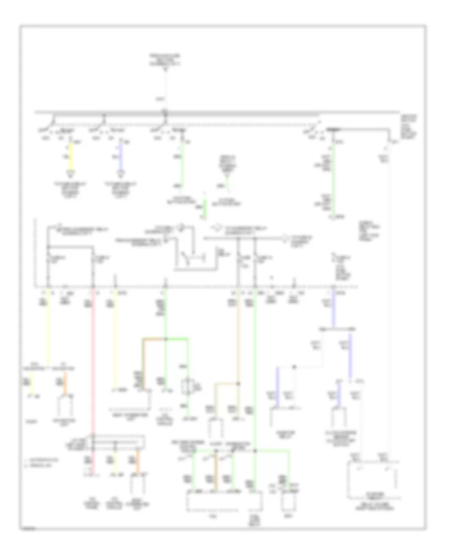 Power Distribution Wiring Diagram 2 of 7 for Subaru Outback 3 6R Limited 2014