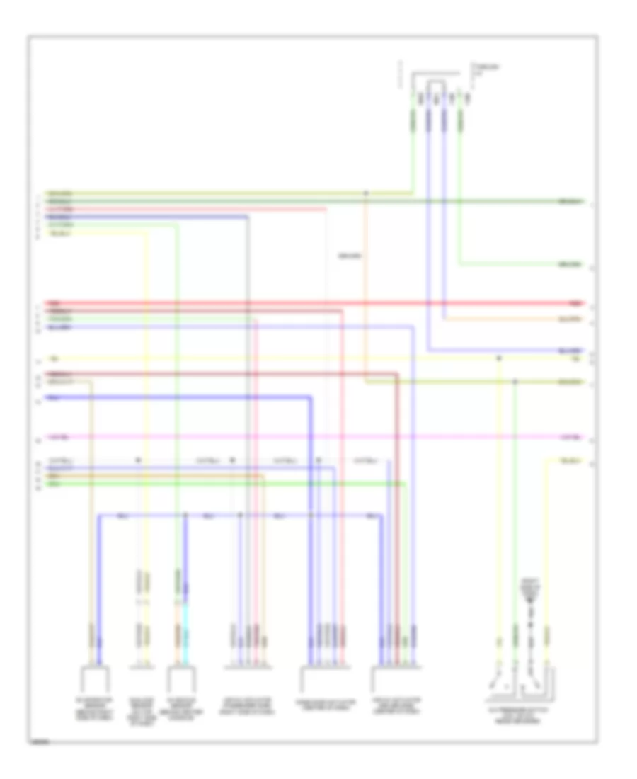 2.5L Turbo, Automatic AC Wiring Diagram (2 of 3) for Subaru Outback i 2008