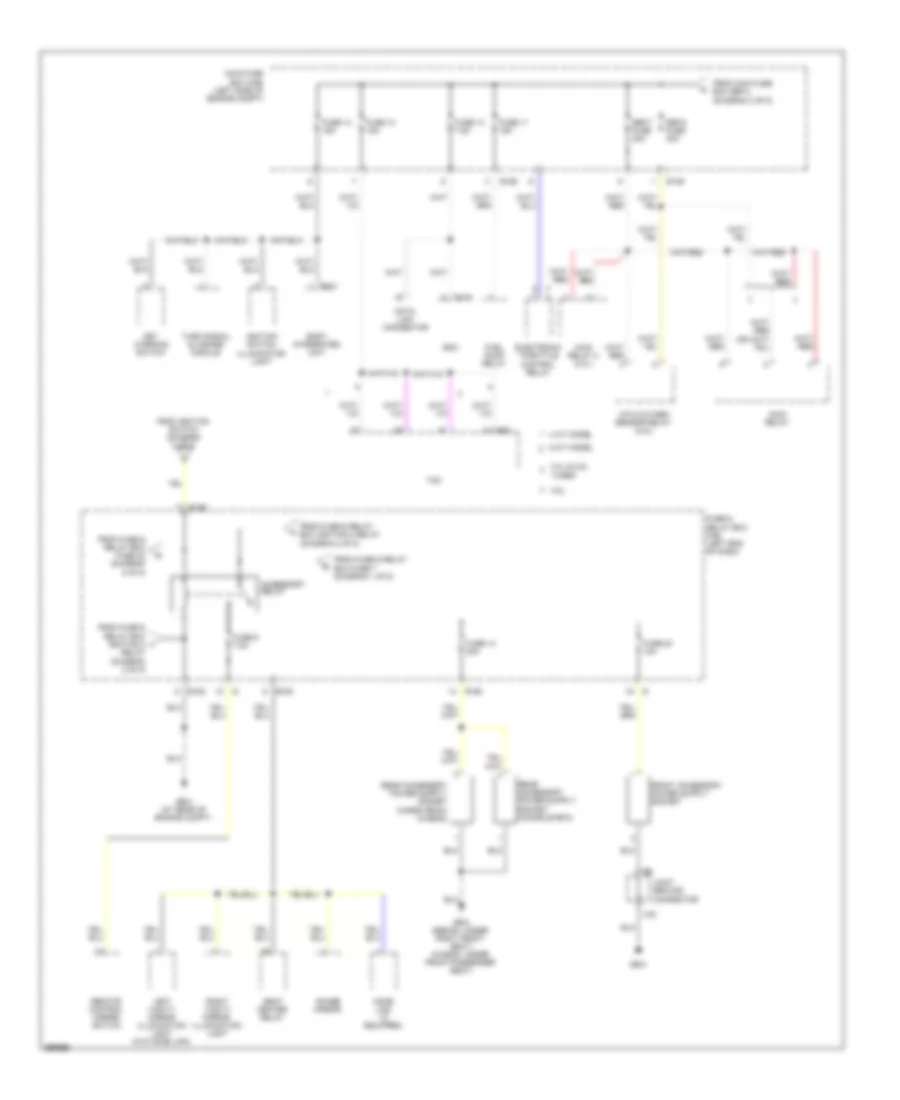 Power Distribution Wiring Diagram 4 of 5 for Subaru Outback i 2008