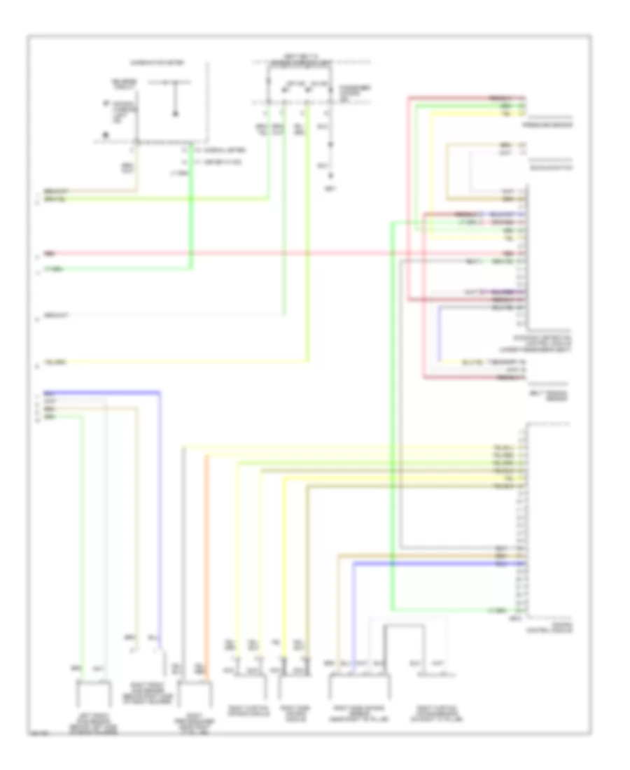 Supplemental Restraints Wiring Diagram 2 of 2 for Subaru Outback i 2008