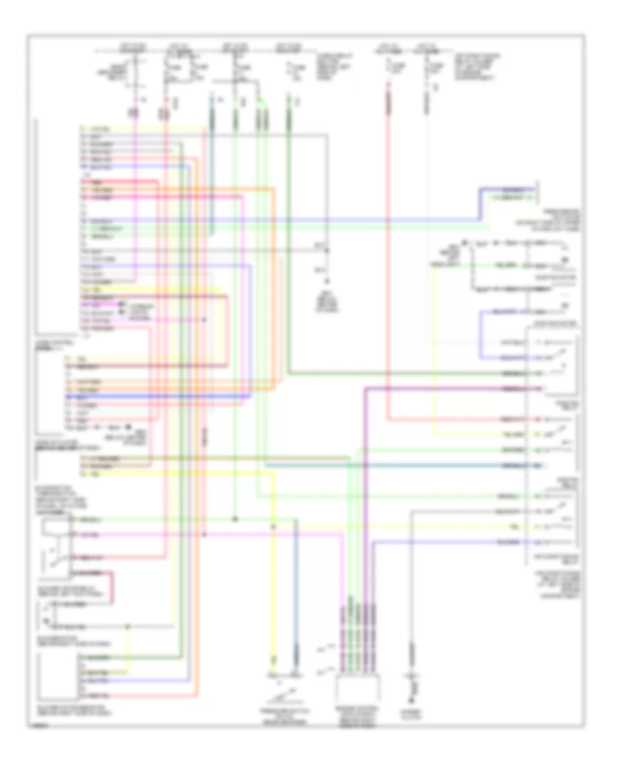 2.5L, Manual AC Wiring Diagram for Subaru Legacy GT 2002