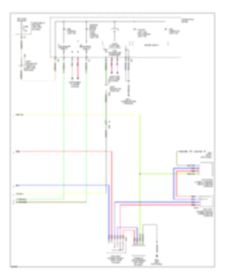Anti lock Brakes Wiring Diagram 2 of 2 for Subaru Tribeca Limited 2014
