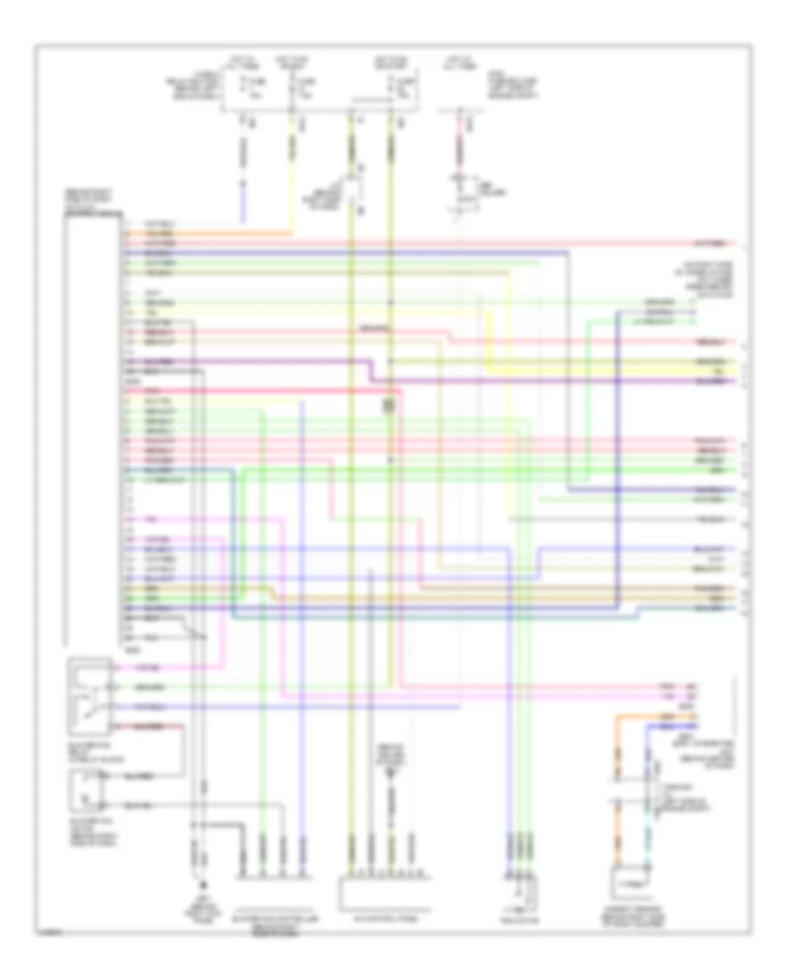 Front A C Wiring Diagram 1 of 3 for Subaru B9 Tribeca 2006