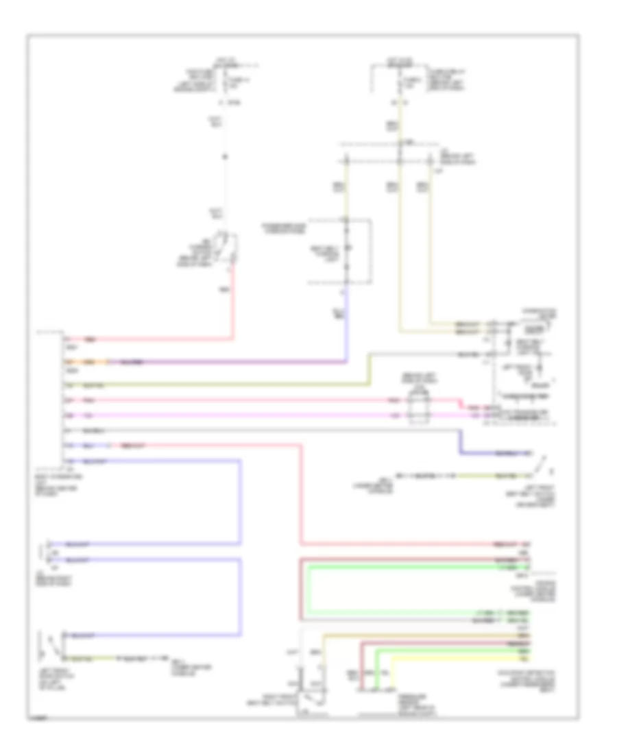 Chime Wiring Diagram for Subaru B9 Tribeca 2006