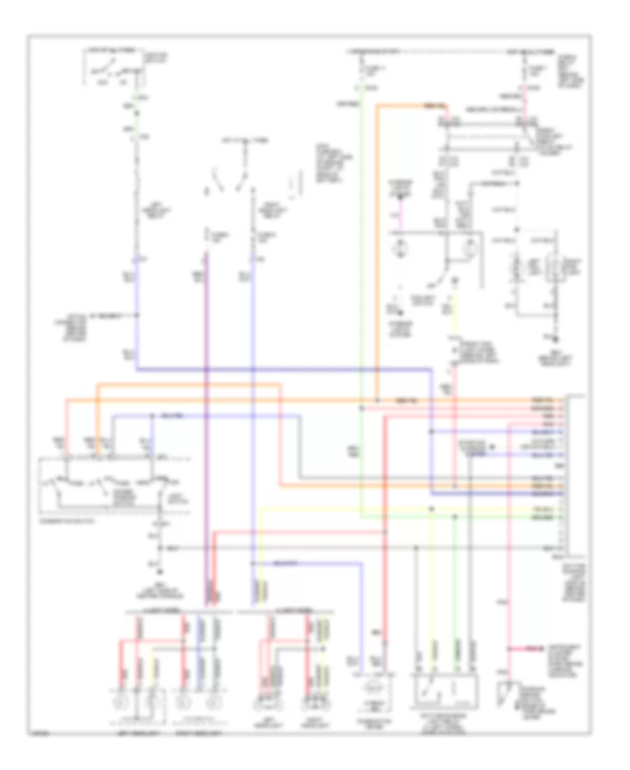 Headlight Wiring Diagram for Subaru Legacy GT Limited 2002