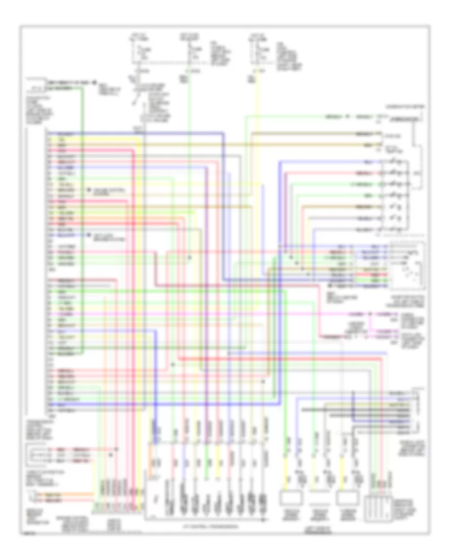 2.5L, AT Wiring Diagram for Subaru Legacy GT Limited 2002