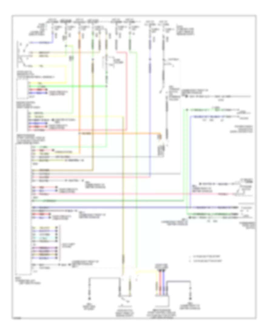 Remote Starting Wiring Diagram with HEV for Subaru XV Crosstrek Hybrid 2014