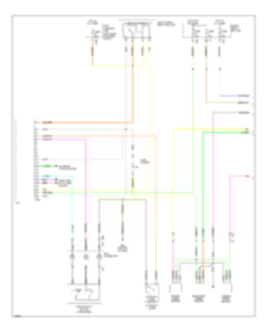 Transmission Wiring Diagram without HEV 1 of 2 for Subaru XV Crosstrek Hybrid 2014