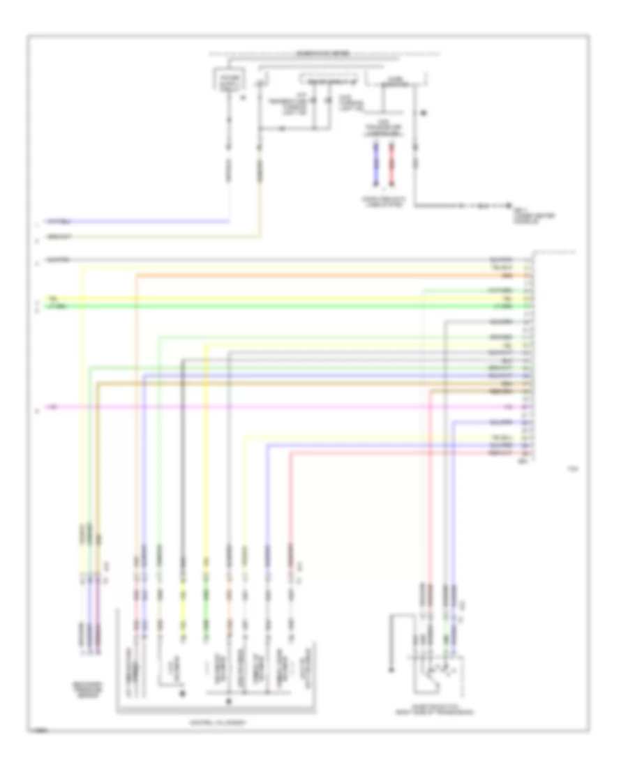 Transmission Wiring Diagram without HEV 2 of 2 for Subaru XV Crosstrek Hybrid 2014