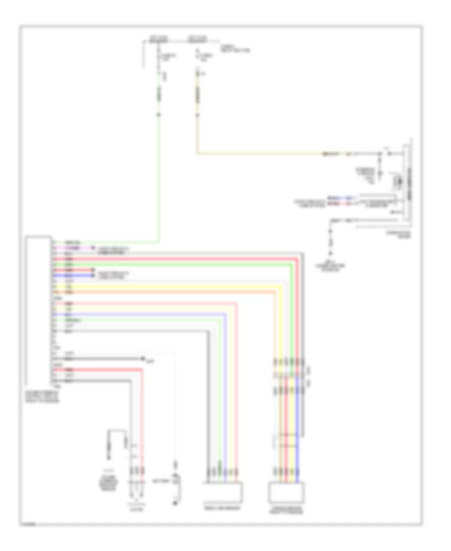 Electronic Power Steering Wiring Diagram without HEV for Subaru XV Crosstrek Hybrid 2014