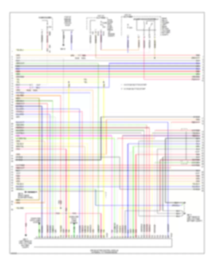 2.0L HEV, Engine Performance Wiring Diagram (6 of 11) for Subaru XV Crosstrek Hybrid 2014