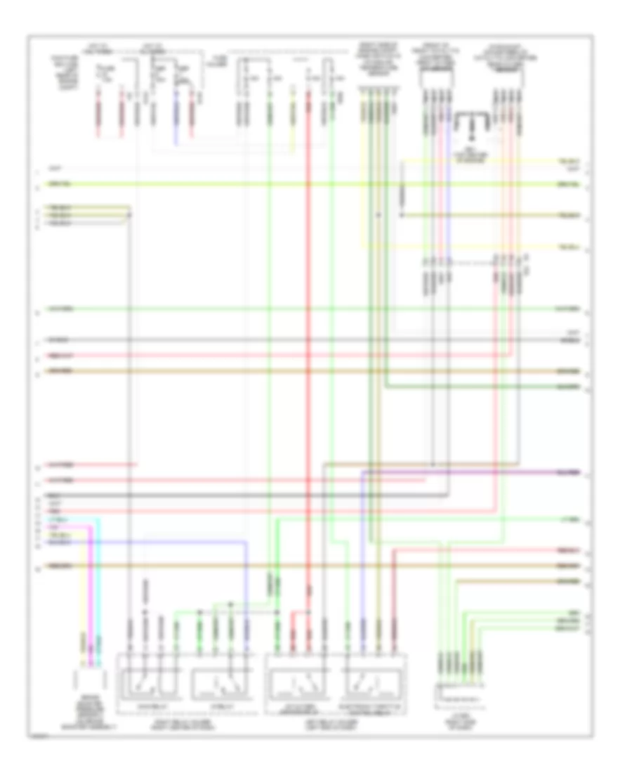 2.0L HEV, Engine Performance Wiring Diagram (10 of 11) for Subaru XV Crosstrek Hybrid 2014