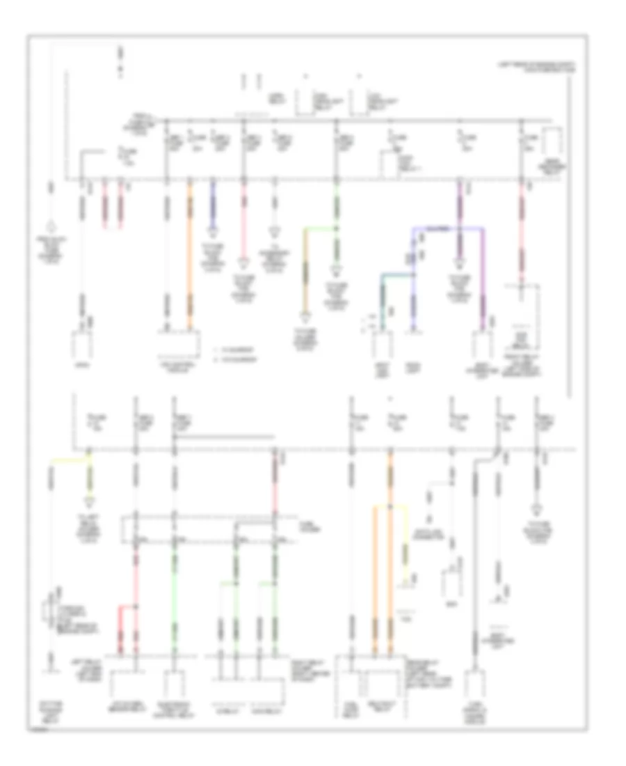 Power Distribution Wiring Diagram with HEV  Push Button Start 2 of 6 for Subaru XV Crosstrek Hybrid 2014