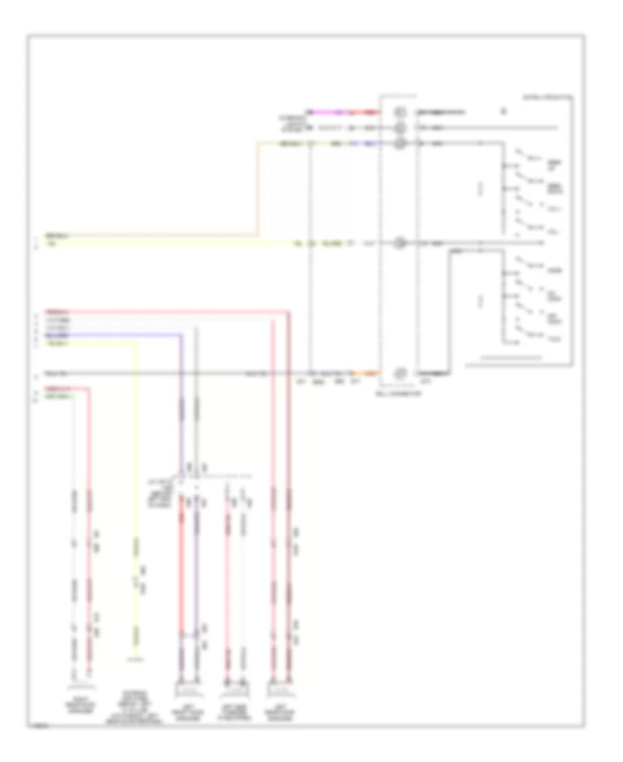 Radio Wiring Diagram without HEV 2 of 2 for Subaru XV Crosstrek Hybrid 2014