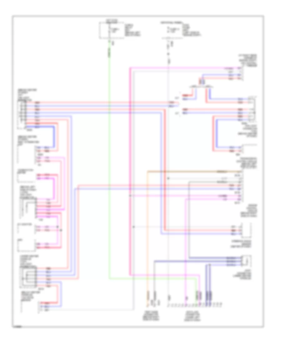 Computer Data Lines Wiring Diagram for Subaru B9 Tribeca Limited 2006