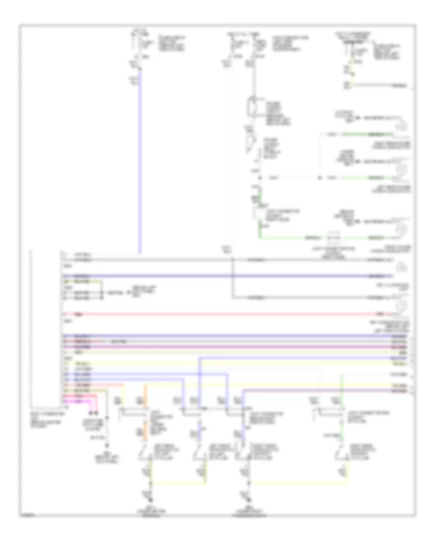 Courtesy Lamps Wiring Diagram 1 of 2 for Subaru B9 Tribeca Limited 2006